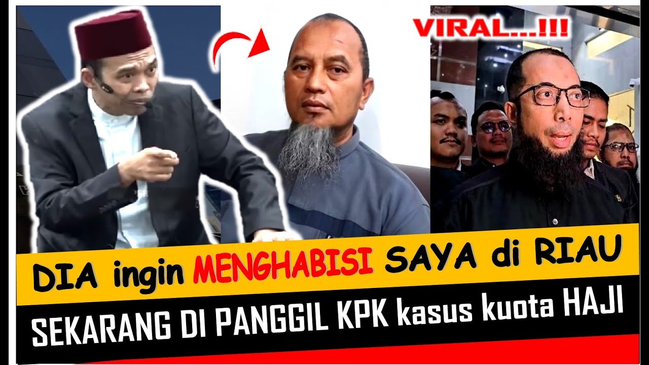Dia ingin menghabisi saya, sekarang di panggil KPK - ustadz abdul somad terbaru #uas #viral