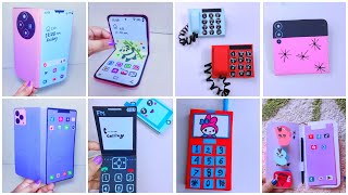 8 Paper Phone DIY | Easy Craft Ideas | DIY | Miniature Crafts Idea | school hacks | paper crafts