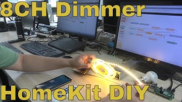 【home automation DIY by Node-Red#08】led dimmer switch by homekit