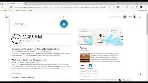 Microsoft Bing voice search desktop