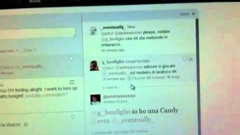 Flashing twitter bug