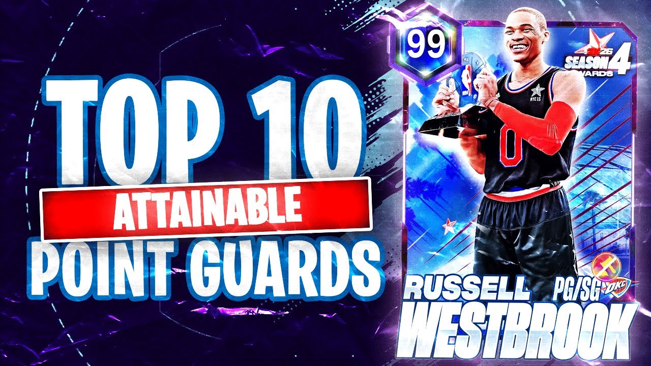 Point Guard Number RANKING THE TOP 10 BEST ATTAINABLE POINT GUARDS IN NBA 2K26 MyTEAM ...