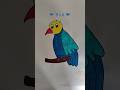 Easy Bird Drawing 🐦 Step by Step for Kids #EasyDrawing #BirdDrawing #DrawingForKids