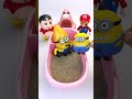 Unboxing Mario Bros and Minions cute toy ASMR Video #minions #mario