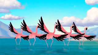 Пляжная Вечеринка Фламинго! (Ну - ка Фламинго.) Львиная Гвардия.