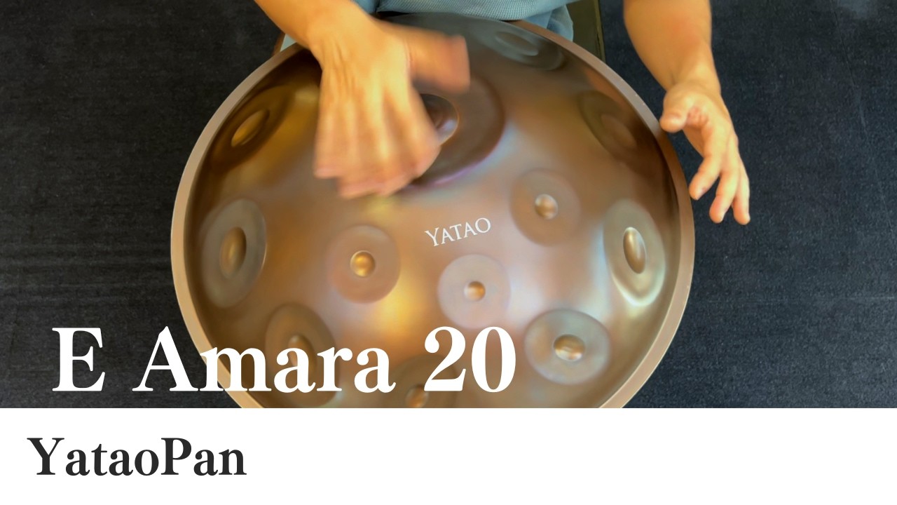 ハンドパン販売】YataoPan / E Amara 20 試奏2［管理番号158］ - YouTube