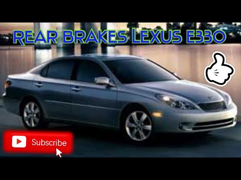 2006 Lexus ES330 rear brake pads replacement - YouTube