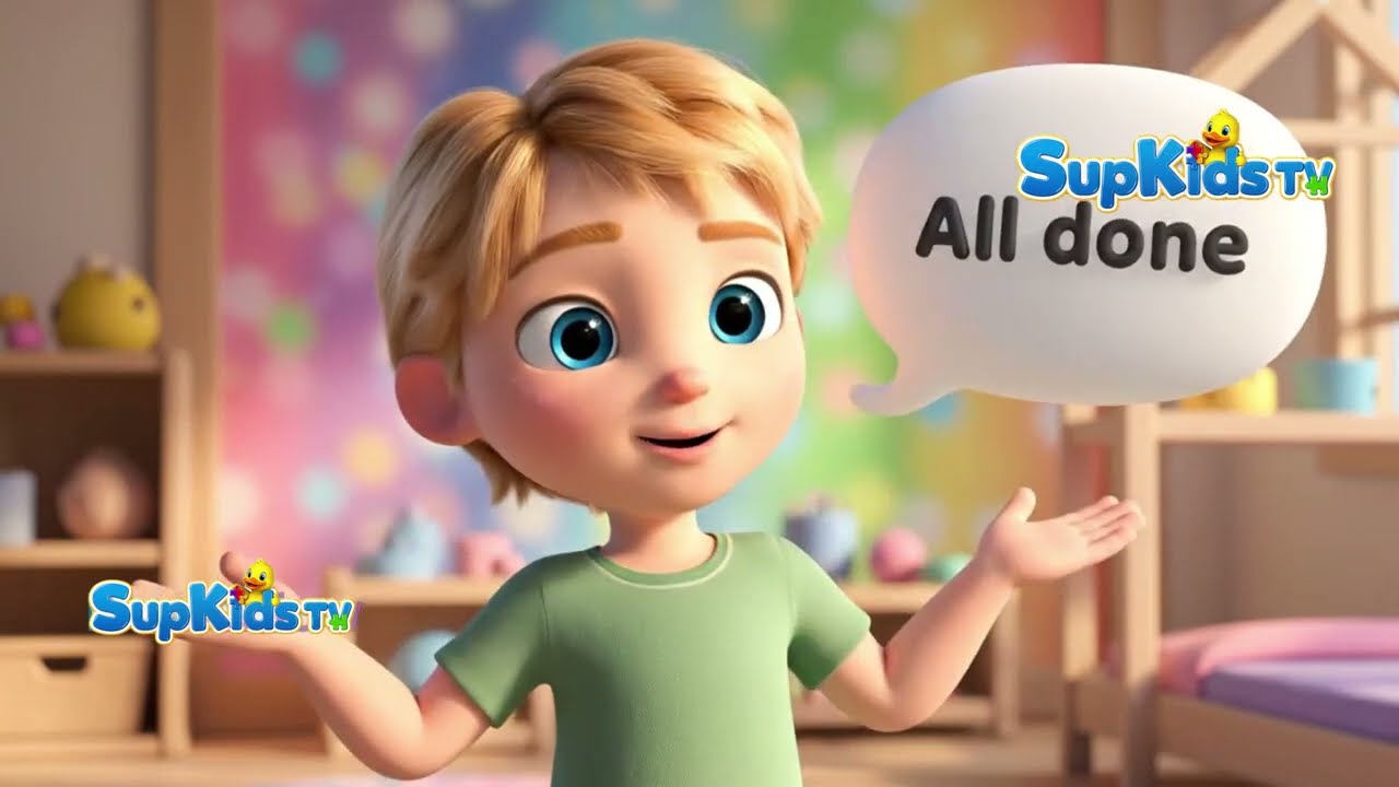 All Done – Autism Sign + Speech (Calm & Clear)