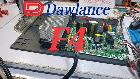Dawlance DC inverter AC  F4 error code#301