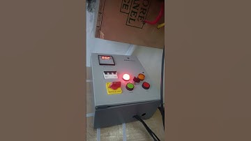 #motor starter wiring #3phase  7.5 HP DOL starter auto start testing @electricalwork510