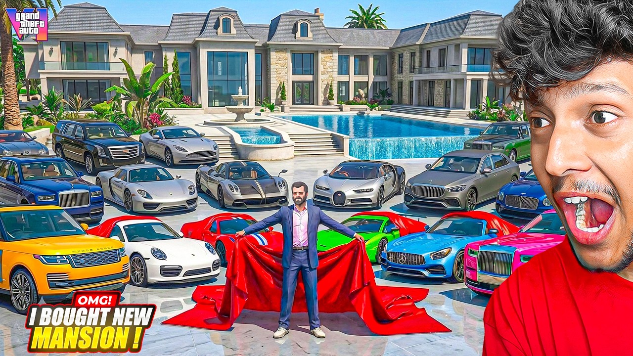 FINALLY BOUGHT NEW 98,000,000$ LUXURY MANSION in GTA 5 REAL LIFE!🔥