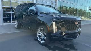 Black 2026 Cadillac Escalade ESV 4WD Platinum Sport Calgary AB Wolfe Auto Group | Stock Number: YS4
