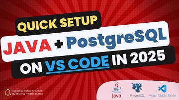 How to Connect PostgreSQL with Java in VS Code | Step-by-Step Tutorial 2025