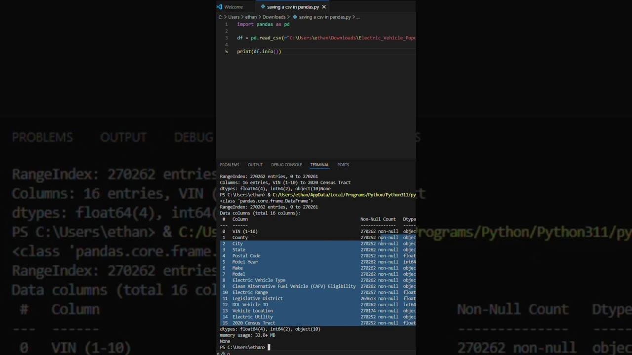 Stop Guessing Your Data: Use Pandas .info()
