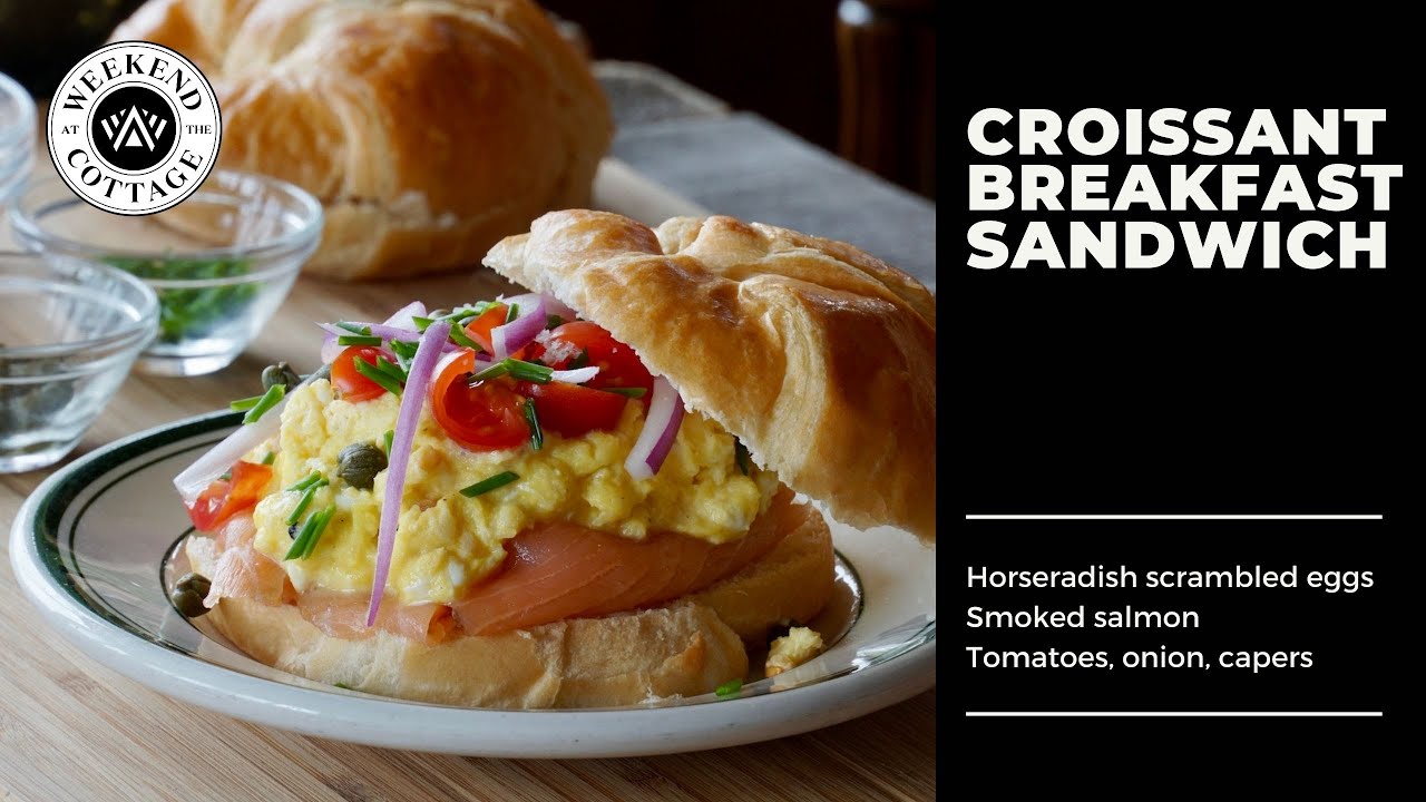 Killer Maple Mustard Croissant Breakfast Sandwiches [+ Video] - Oh Sweet  Basil