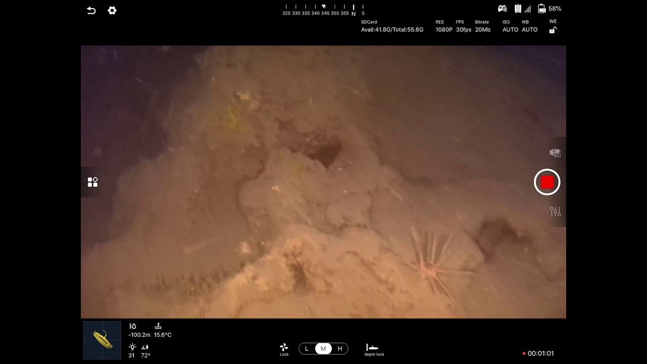 Gladius Mini ROV a -100 metri