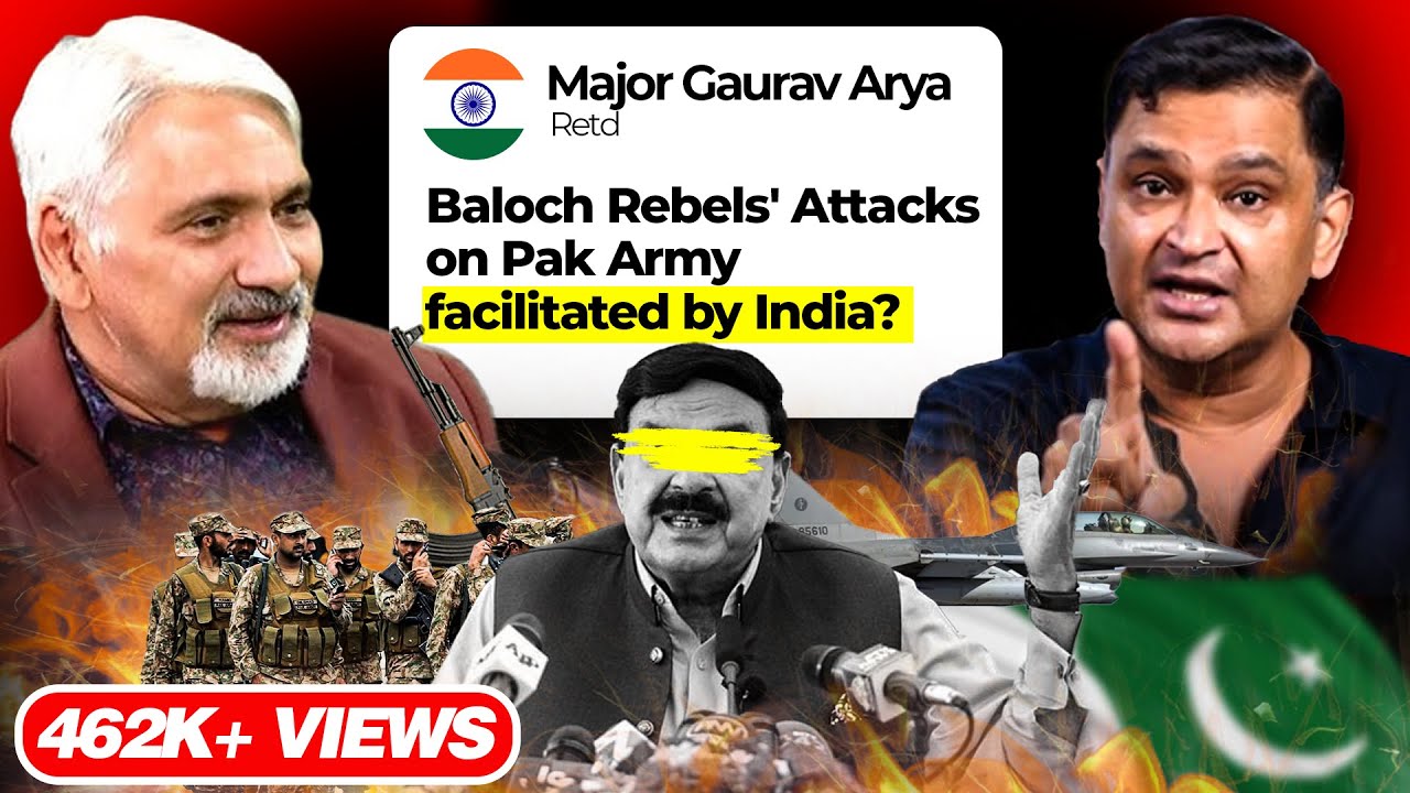 Are Baloch Rebels' Attacks on Pak Army facilitated by India? Major Gaurav Arya w Tahir Gora @TAGTV