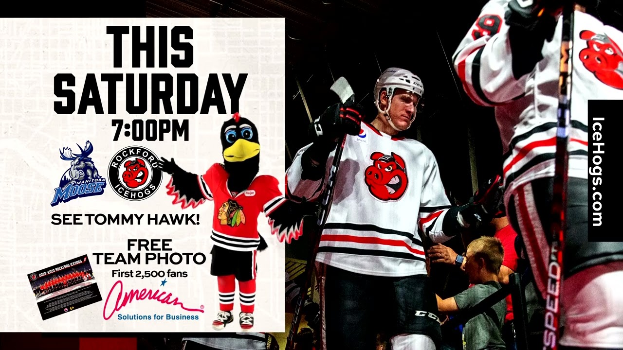 Rockford IceHogs Fan Appreciation with Tommy Hawk