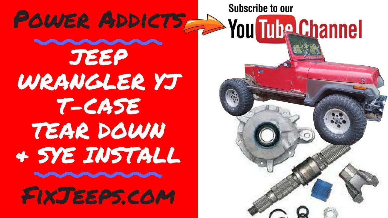 Jeep Wrangler YJ SYE - Slip yoke Eliminator Install #slipyokeeliminator -  YouTube