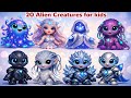 अंतरिक्ष प्राणी का नाम | Space Creature Name | Kindergarten Learning Videos #kidslearning