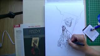 draw hellboy 001