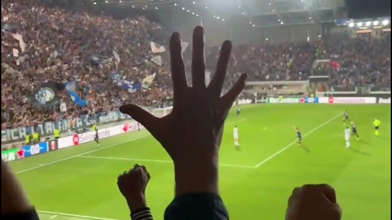 Atalanta Olympique Marsiglia 3 0 La bolgia del Gewiss Stadium Dublin will com