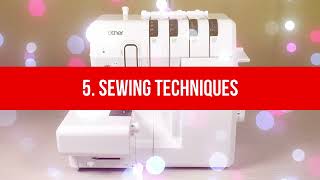 Gur Sewing Machines - Brother Airflow 3000 Jet Air Overlocker Machine Sewing Techniques