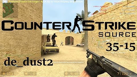 Counter-Strike: Source - 2021 Multiplayer - de_dust2 (34-15) Gameplay (PC HD) [1080p60FPS]