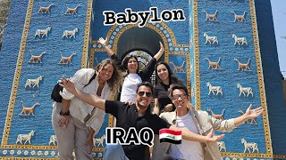 Influencers from different part of the world in Babylon ( Iraq )