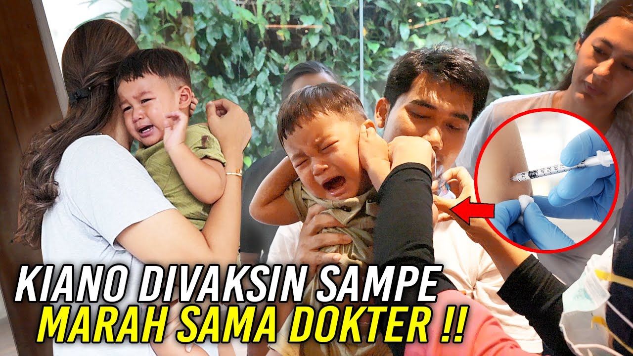 KIANO AKHIRNYA DIVAKSIN .. DAN INI NANGIS PALING KENCENGNYA KIANO ‼️ DOKTERNYA PENGEN DIPUKUL..