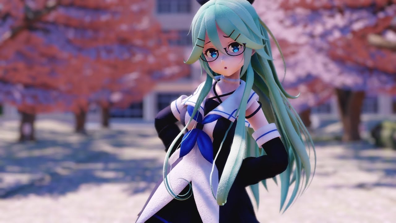 【MMD艦これ】告白ライバル宣言 - 山風(Yamakaze) // Confession rival declaration│HoneyWorks【4K UHD】