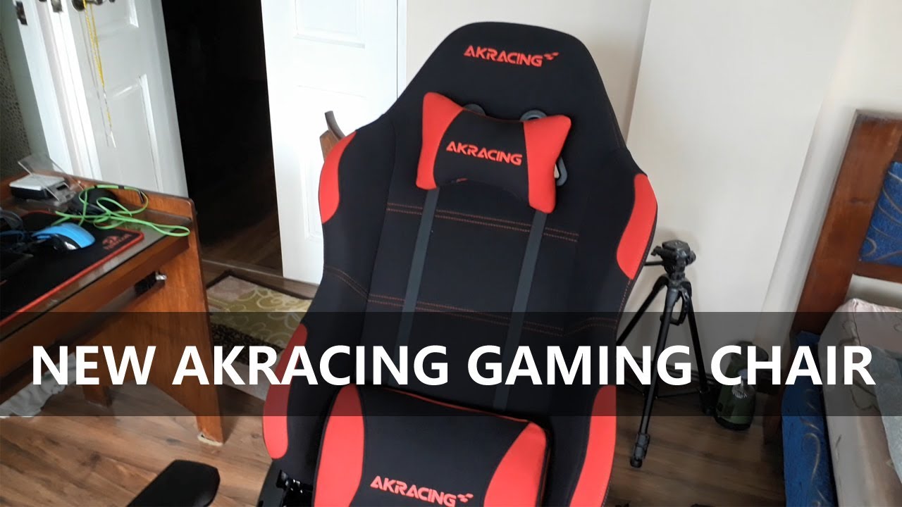 My New AKRACING Gaming Chair YouTube