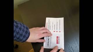 How to fold your FREE pocket emergency guide
