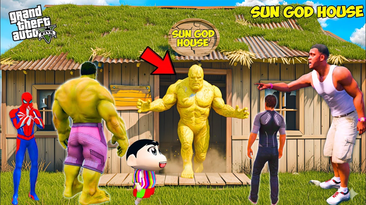 Franklin & Ironman Finally Find Real Sun God After Years! In GTA 5!