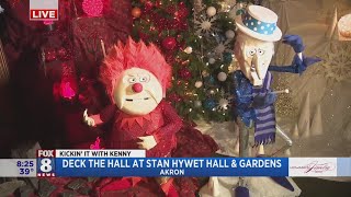 Kenny takes in the holiday beauty of Stan Hywet Hall & Gardens