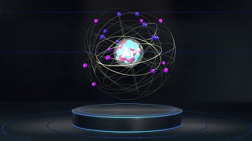 Free 4K Atom Molecule Background Animation