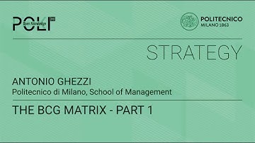 The BCG Matrix - Part 1 (Antonio Ghezzi)