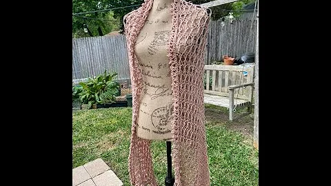 Primrose Lace Summer Shawl - crochet tutorial