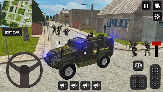 Police Special Operations Armored Truck Driving Simulator - Android Gameplay screenshot 1