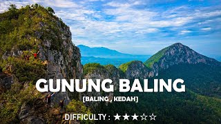 【Wild Wow #22.0】Gunung Baling Hiking Trail | 华玲山 ｜360 Degree View | Baling | Kedah | Malaysia | VLOG