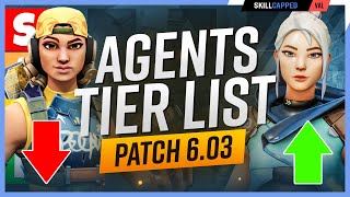 NEW Agent Tier List Patch 6.03! - Raze Boombot Nerfs Are HORRIBLE! - Valorant News