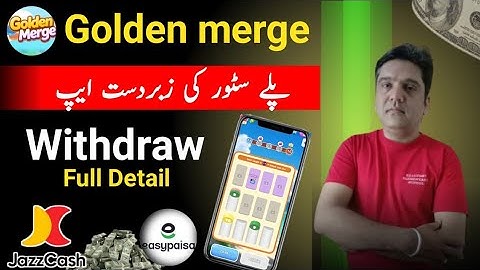 Golden Merge App Real Or Fake || Golden Merge App Full Review || Easypaisa Jazzcash App