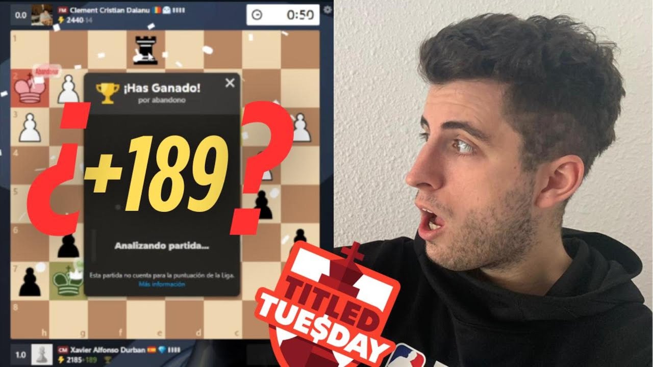 GANO a un MAESTRO FIDE y subo... +189 ?? 🚀 | TITLED TUESDAY
