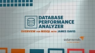 Database Performance Analyzer for Microsoft SQL Server Overview