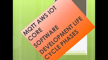 MQTT AWS IOT core python SDLC phases