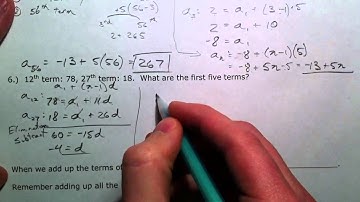 Arithmetic Sequences and Series (2 of 3)