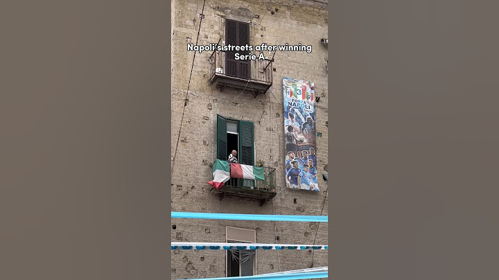 Napoli’s streets after winning Serie A ⚽️🇮🇹 #napoli #football #champions
