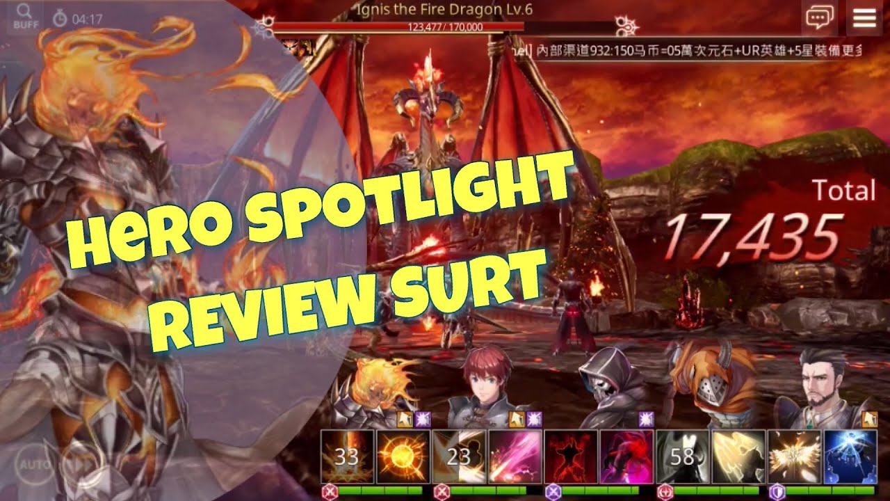 OVERHIT - Hero SR Spotlight & Review SURT The Blazing Armor