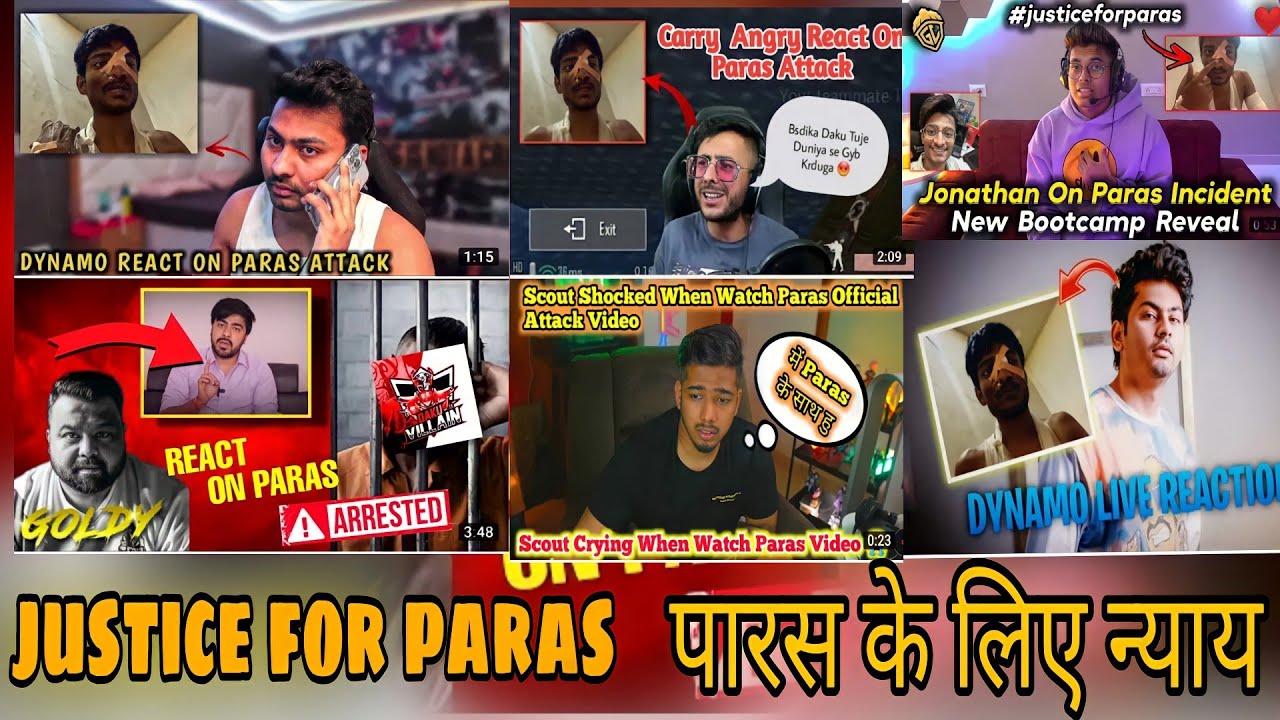 Paras attack video reaction