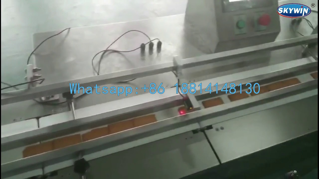 Skywin Auto stacking biscuit packing line - YouTube